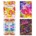 7" x 10" Soft Cover Sketch Book 48 Pages 4 Assorted Colors / Designs Paint Splashes *minimum order 4 units* (order in increments of 4)