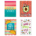 Hardcover Notebook Tween Foil 5"x7" *minimum order 4 units mix* (order in increments of 4)