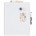U Brands Contempo Dry Erase Board Value Pack Fall Floral 11" x 14" 2 Magnetic Markers, 2 Magnets, Fashion Magnet Sheets *minimum order 2 units* (order in increments of 2)