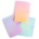 U Brands Poly Expanding File Folders with 5 plastic pockets & snap button closure. PASTEL OMBRE 3 Assorted 12" x 9" *minimum order 6 units* (order in increments of 6)