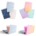 U Brands Poly Expanding File Folders with 5 plastic pockets & snap button closure. PASTEL OMBRE & TRENDY PRINTS 6 Assorted 12" x 9" *minimum order 6 units mix* (order in increments of 6)