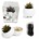 2.72" x 3.54" MOD Orb Paperclip Holder USB Charging Planter 2 USB Ports Plastic Plant Décor U Brands *minimum order 2 units* (order in increments of 2)