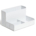 U Brands Modern Desktop Organizer Perforated Heavy Metal Storage Cup White 4 Compartments 7"x5.5"x4" *minimum order 2 units* (order in increments of 2)