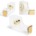 U Brands Acrylic and Gold Tape Dispenser Trendy Clear Body *minimum order 2 units* (order in increments of 2)