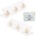 U Brands Acrylic and Gold 3-Hole Punch 11.02" x 2.76" x 2.76" *minimum order 2 units* (order in increments of 2)