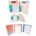 U Style 12.25" x 9.25" Clipfolio with 50-Sheet White Letter Sized Lined Pad Interior Pocket 2 Trendy Covers *minimum order 4 units mix 2 designs (order in increments of 4)