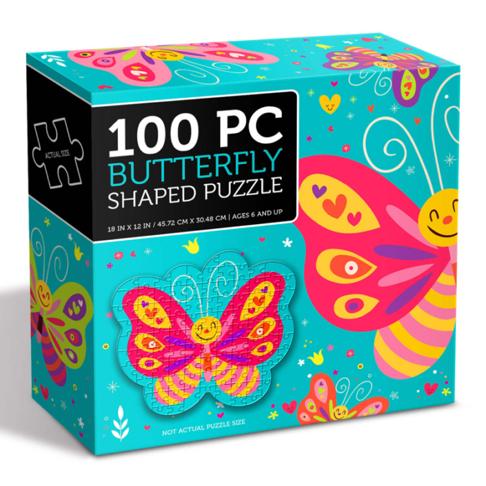 100Piece Butterfly Puzzle Child Ages 6+ *min order 2 units* Watkins