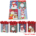 10"W x 12"H x 5"G Festive Large Gift Bag FOLK 4 Designs Satin Ribbon Handles. Tissue NOT Included *minimum order 6 units* (order in multiples of 6)