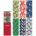 20 sq ft (30" x 8') Festive Gift Wrap WHIMSICAL prints *minimum order 6 units* (order in increments of 6)